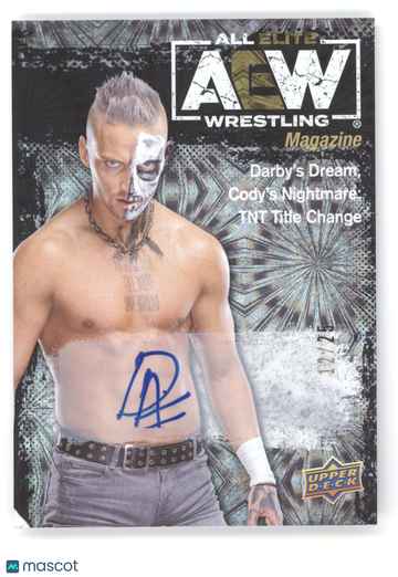 2021 Upper Deck AEW Magazine Darby Allin #87 /25 Autograph