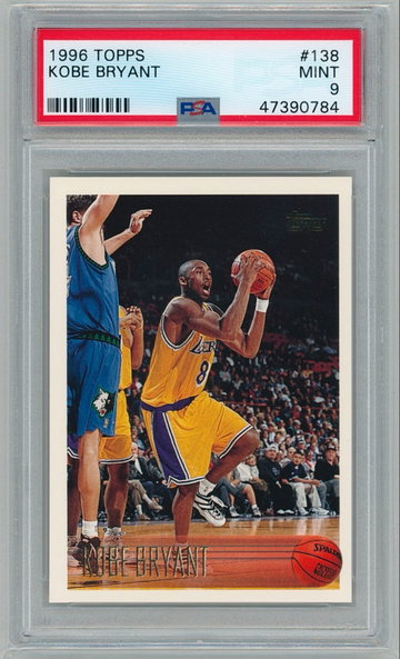 KOBE BRYANT 1996 Topps RC