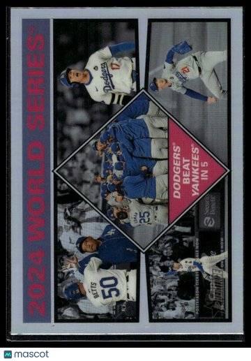 2025 Topps Heritage Los Angeles Dodgers #462 Chrome Refractor