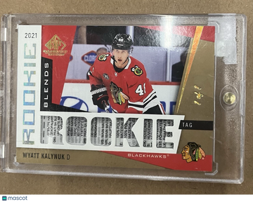 2021-22 UD Premier Wyatt Kalynuk Patch Rookie