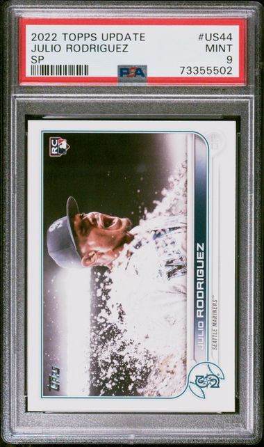 PSA 9 2022 Topps Update Julio Rodriguez SP