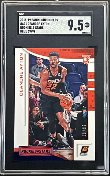 2018-19 Deandre Ayton Panini Chronicles Blue /99 SGC 9.5 #601 Rookie Card