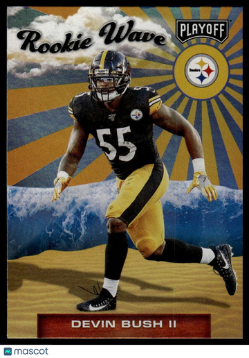 2019 Panini Playoff Devin Bush II #25 Rookie Wave