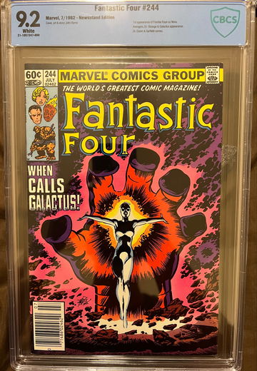 Fantastic Four #244 CBCS 9.2 Newstand