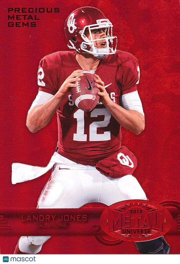 2013 Fleer Retro Landry Jones Precious Metal Gems