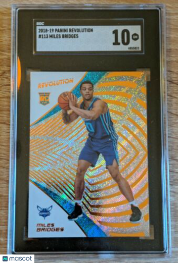 2018-19 Panini Revolution Miles Bridges #113 SGC 10