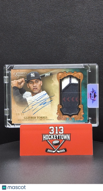 2021 Topps Dynasty Gleyber Torres #DAP-GT4 08/10 Patch Memorabilia