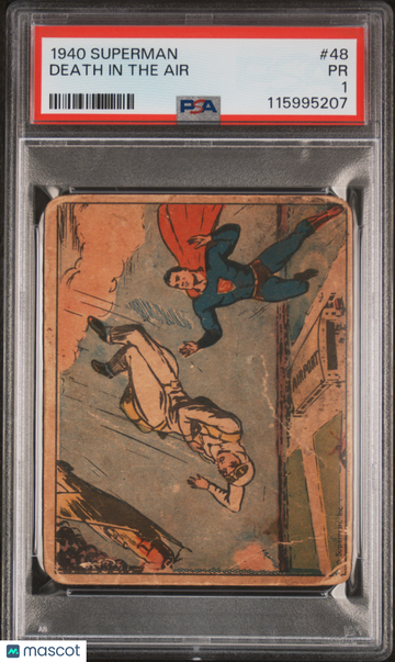 1940 Superman Death In The Air #48 PSA 1
