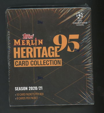 2020-21 Topps Merlin Soccer 95 Heritage Hobby Box Factory Sealed