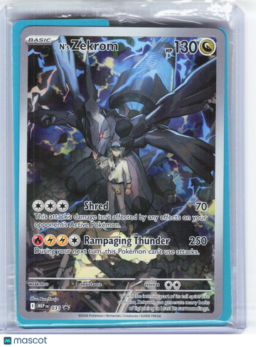 Mega Evolution Promo N's Zekrom Holo Black Star Promo [Sealed] #031