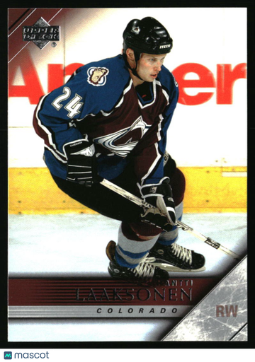 2005-06 Upper Deck Antti Laaksonen #297 Colorado Avalanche