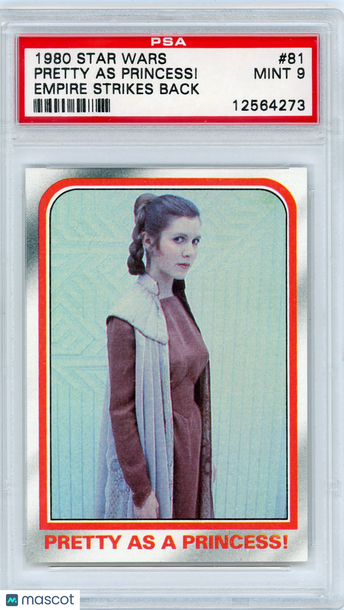 1980 Star Wars Empire Strikes Back Pretty As A Princess! #81 PSA 9