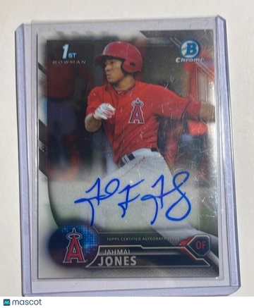 2016 Bowman Chrome - Prospects Autographs Jahmai Jones #BCAP-JJ Autographed