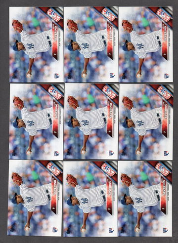 Luis Severino Rookie Baseball Card Lot (17) - All RC, Nice Variety Yankees