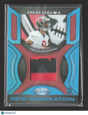 2025 Panini Certified New Generation Emeka Egbuka #NGJ-EEA /199 RC Memorabilia