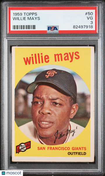 1959 Topps Willie Mays #50 PSA 3