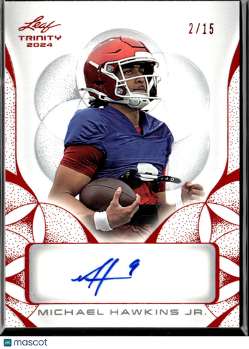 Michael Hawkins Jr. 2024 Leaf Trinity Auto /15
