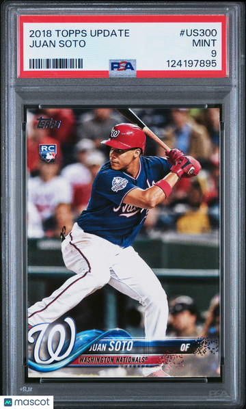 2018 Topps Update Juan Soto #US300 PSA 9