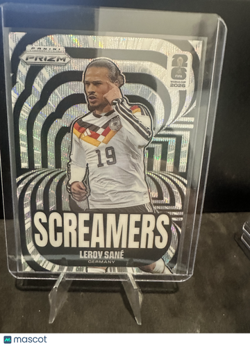 2026 Panini Prizm FIFA World Cup 2026 Screamers Leroy Sané #17 Silver