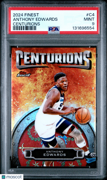 2024 Topps Finest Centurions Anthony Edwards #C4 PSA 9