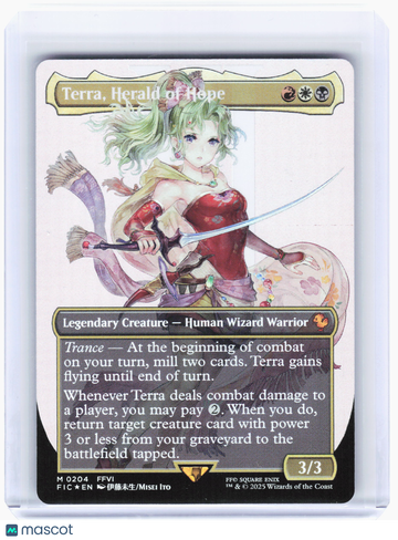 Commander: FINAL FANTASY Terra, Herald of Hope Foil Mythic (Borderless) #204