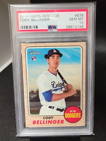 2017 Topps Heritage Cody Bellinger Psa 10