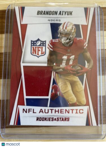 🔥2021 Rookies and Stars NFL Authentic Jersey Relic Brandon Aiyuk 49ers