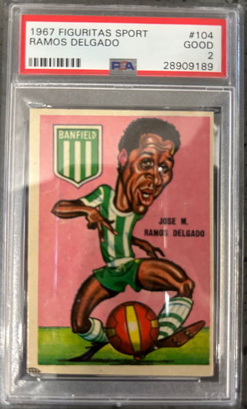 1967 Figuritas Sport Ramos Delgado PSA 2