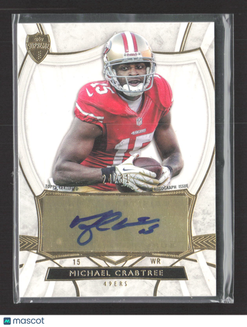 2013 Topps Supreme Michael Crabtree #SA-MC