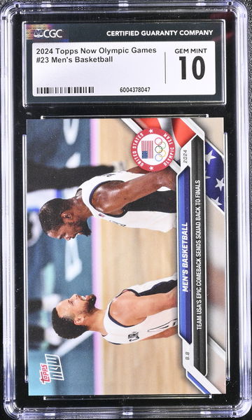 2024 TOPPS MEN'S BASKETBALL #23 CGC 10