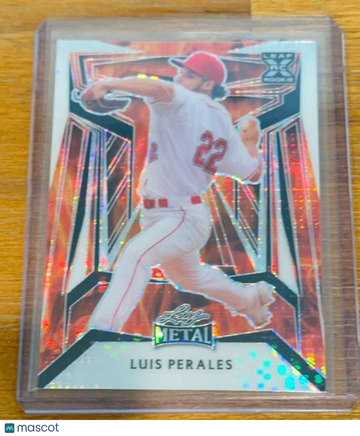 2023 Leaf Metal - Red Mojo Luis Perales #B-79