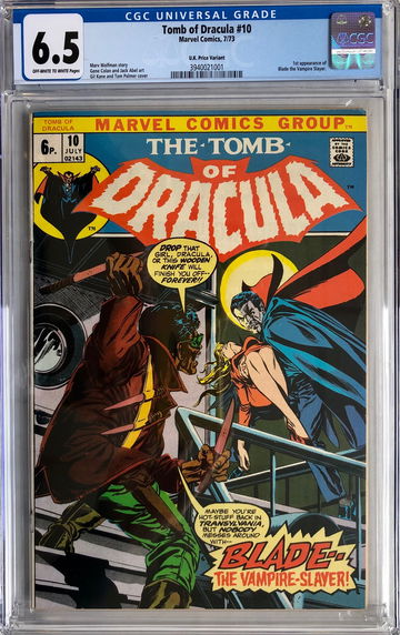 Tomb of Dracula #10 CGC 6.5 1st Appearance of Blade