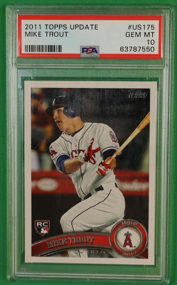 2011 Topps Update Mike Trout #US175 PSA 10