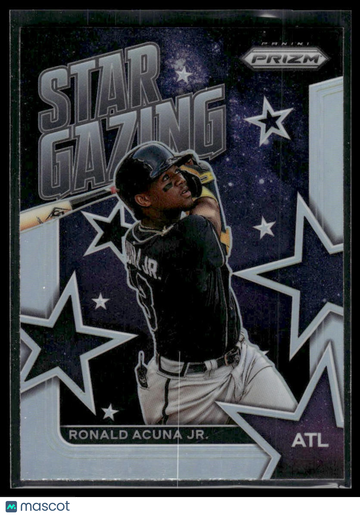 2022 Panini Prizm Ronald Acuna Jr. #SG-4 Star Gazing Silver Prizm