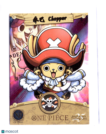 2022 One Piece 25th Anniversary Trading Card Chopper HOLOFOIL Anniversary #OP-X003