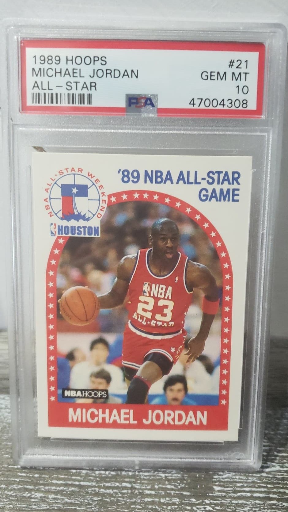 1989 Hoops Michael Jordan All-Star PSA 10