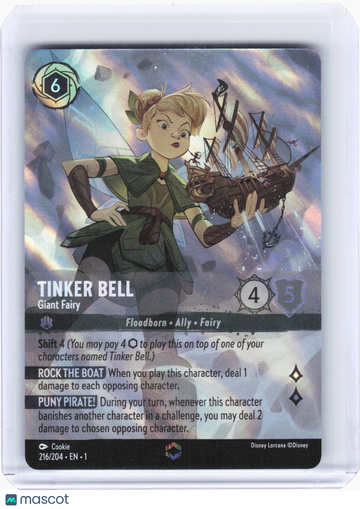 The First Chapter Tinker Bell - Giant Fairy (Enchanted) Foil Enchanted #216/204
