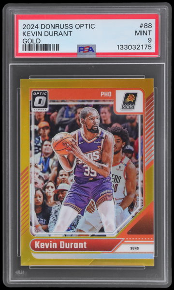 2024 Donruss Optic Kevin Durant Gold PSA 9