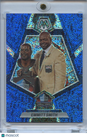 Emmitt Smith 2023 Mosaic HOF Blue Sparkle Prizm Dallas Cowboys 94/96