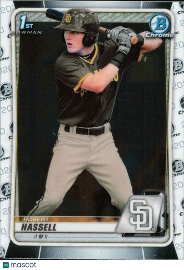 2020 Bowman Draft - Chrome Robert Hassell #BD-39