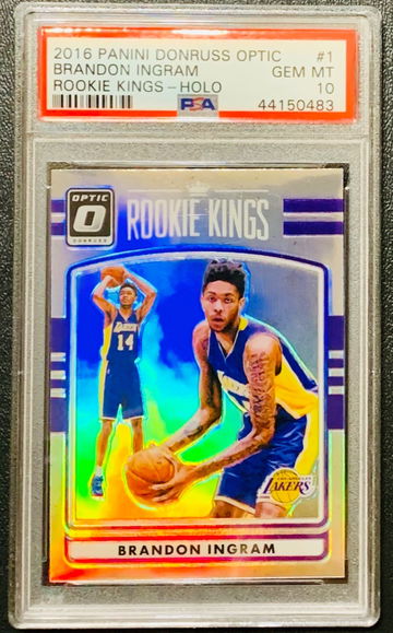 2016-17 Optic Brandon Ingram RK Holo RC PSA 10 POP 23