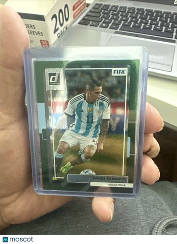 2022-23 Panini Donruss Soccer Angel Di Maria #6 Green