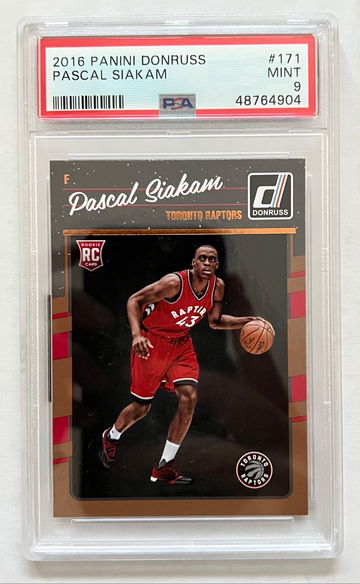 2016 Panini Donruss - Pascal Siakam - Rated Rookie PSA 9 Mint