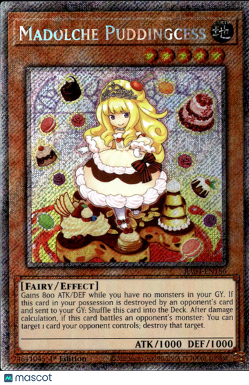 Madolche Puddingcess 2023 Yu-Gi-Oh! 25th Anniversary Rarity Collection Quarter Century Secret Rare 1st Edition
