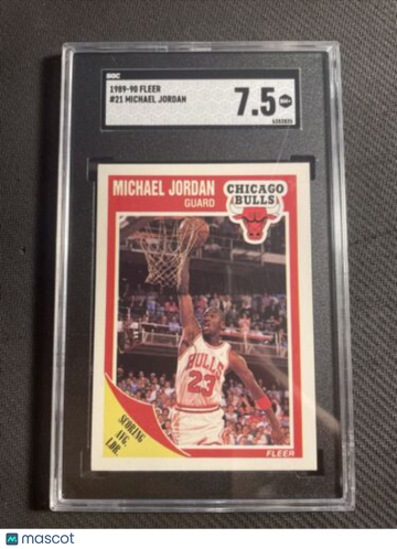 1989-90 Fleer Michael Jordan SGC 7.5