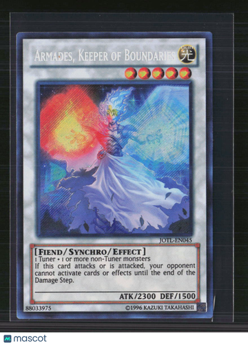 2013 Judgment of the Light Armades, Keeper of Boundaries Ultimate Rare Synchro 1st Edition