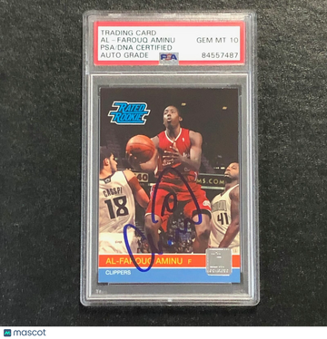 2010-11 Panini Al-Farouq Aminu #235 Donruss Rated Rookie PSA 10