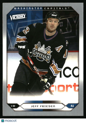 2005-06 Upper Deck Jeff Friesen #250 2005-06 Upper Deck Victory Update Washington Capitals