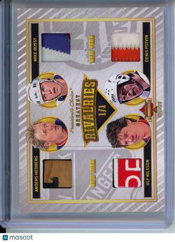 2023 President's Choice Hedburg/Nilsson/Bossy/Potvin Greatest Rivalries /1