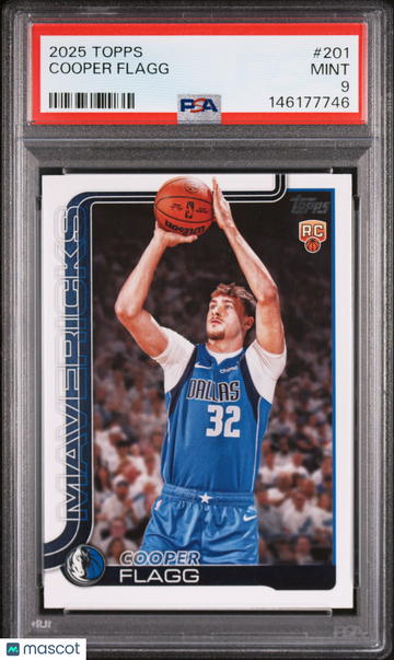 2025-26 Topps Cooper Flagg #201 Rookie Rookie PSA 9